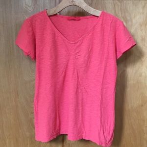 Cut Loose Small Pink Linen Shirt